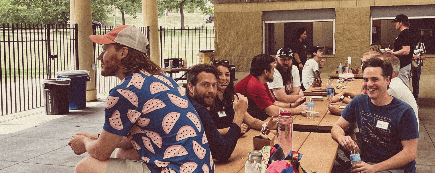 The Creed Team Hanging Out At A Park