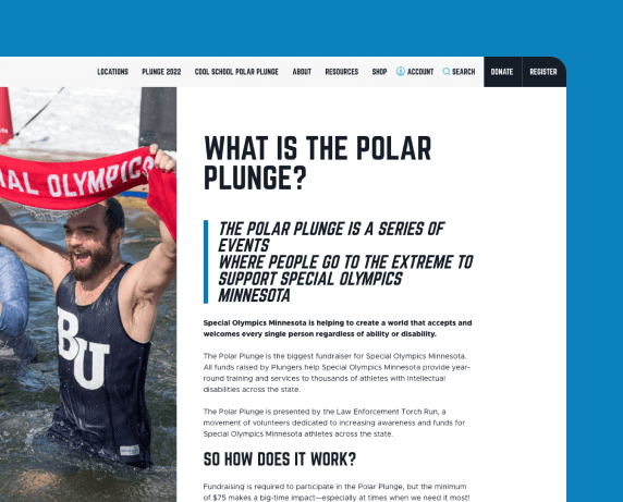 Polar Plunge Website