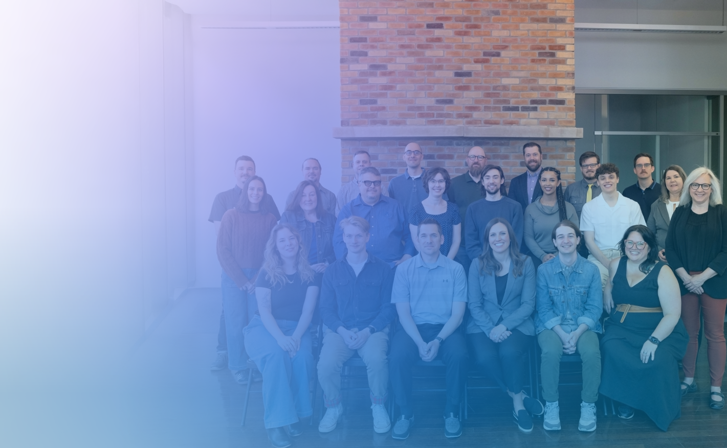 Creed Interactive team members in group photo.
