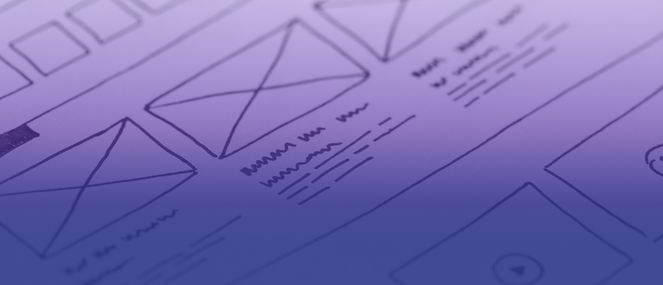 Low fidelity wireframe design.