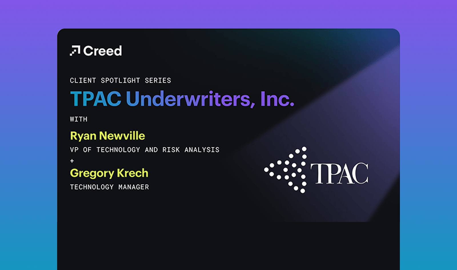 TPAC logo on black screen
