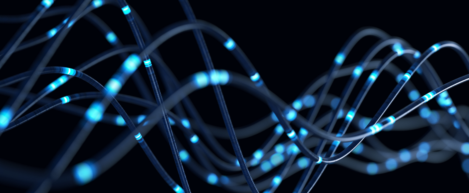 wavy lines representing data streams